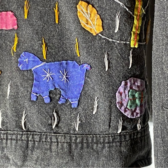 Rare Sacred Threads Vintage Medium Distressed Jacket. - Picture 9 of 17